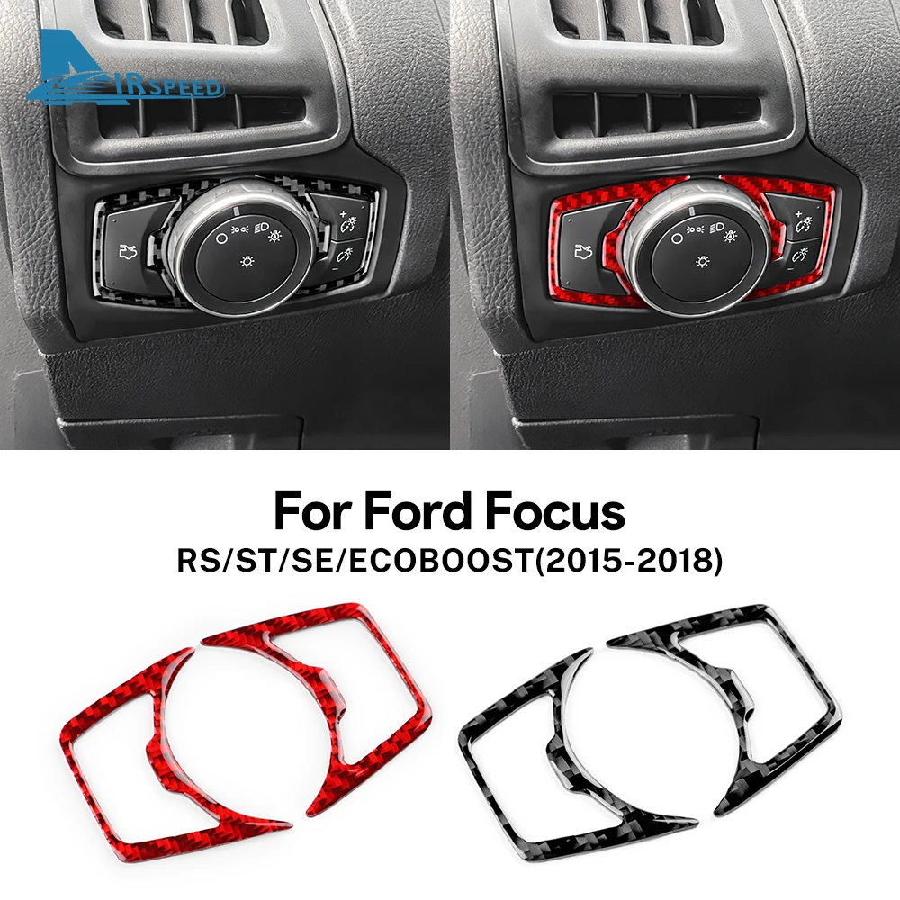 Настоящая мягкая наклейка из углеродного волокна для Ford Focus SE RS ST Ecoboost 2015 2016 2017 2018