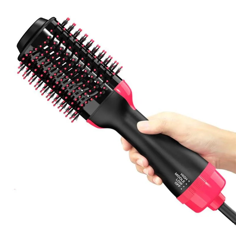 

Round Hair Comb Hairdressing Curling Hair Brushes Ceramic Iron Hair Comb Brush Curler Magic Comb Round Comb Hair Brushes US EU