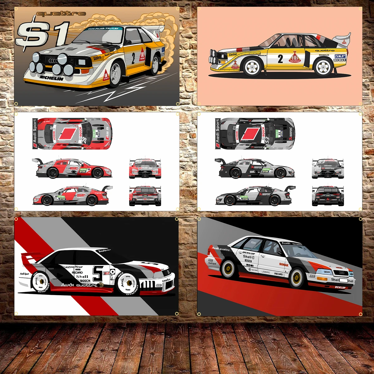 Крутой Автомобильный флаг из полиэстера 90 х150 см 3 Х5 футов печатный гоночный