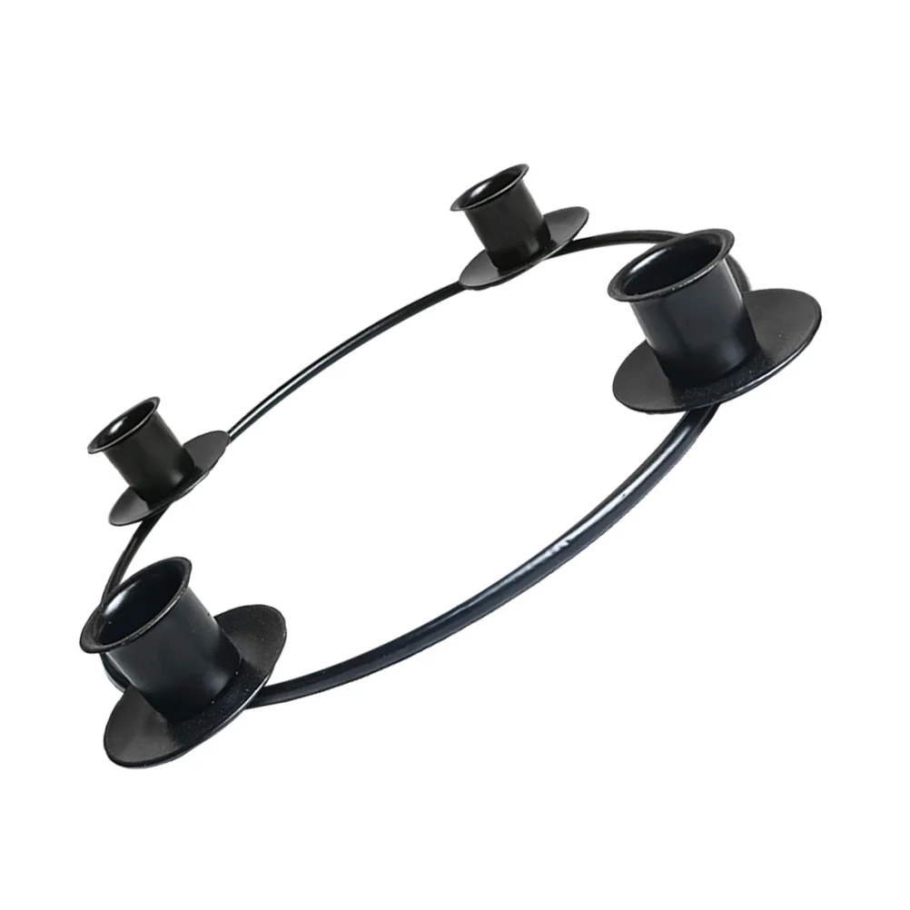 

Dining Table Candlestick Ornament Centerpieces Wedding Iron Candlelight Dinner Decoration