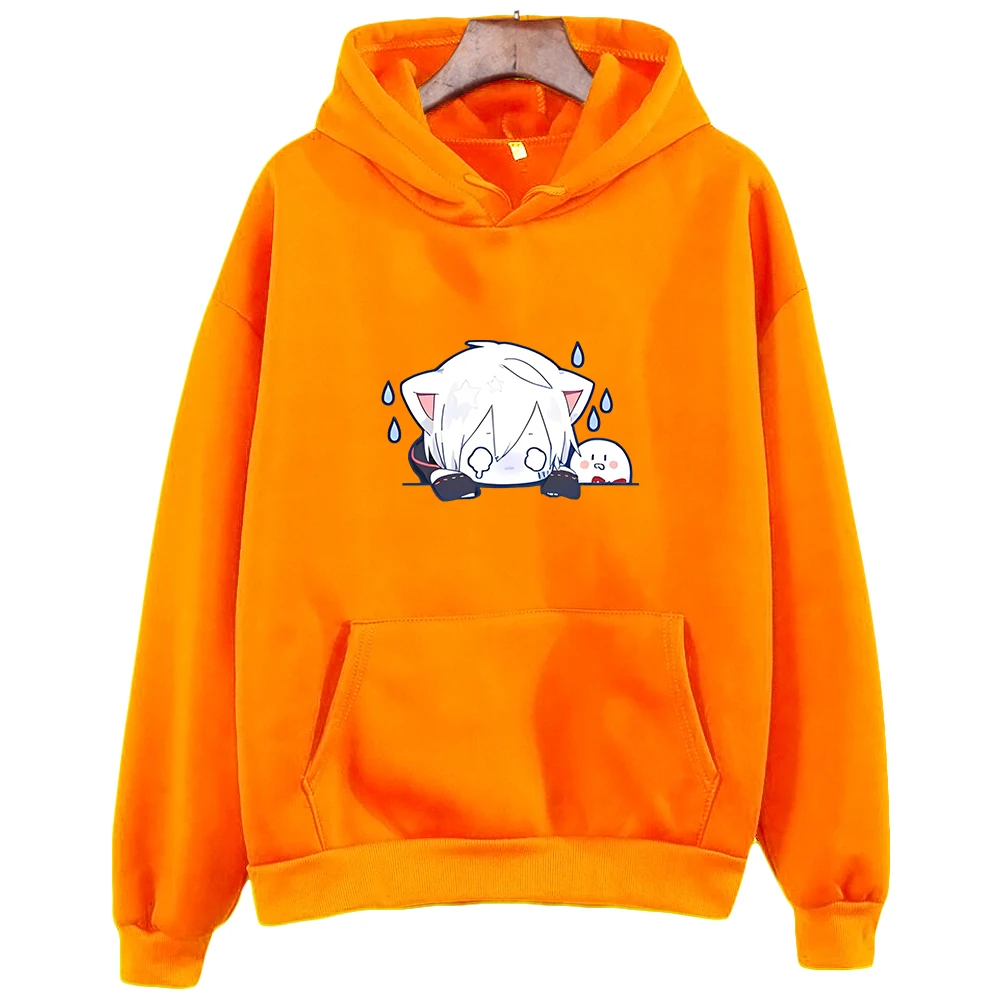 

Mafumafu Japanese Singer Graphic Hoodies Girls Cartoon Kawaii/Cute Manga Print Sweatshirt Spring & Autumn Simplicity O-neck Soft