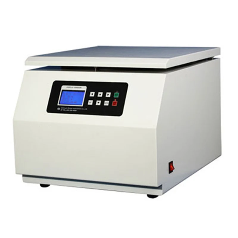 

6000r/min Benchtop Low Speed Refrigerated Centrifuge frequency conversion driving micro-computer control liquid crystal display