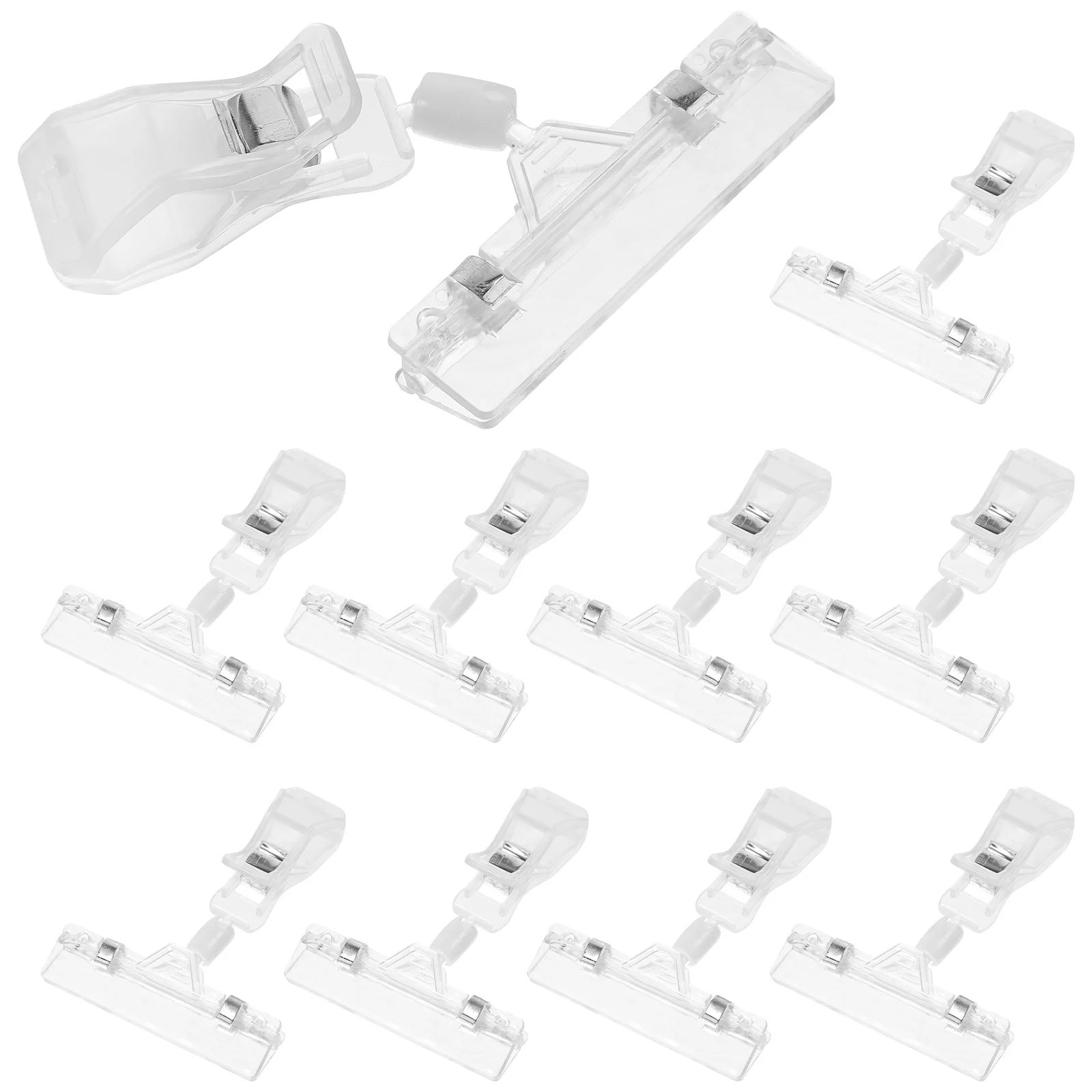 

Sign Holder Display Tag Clip Clips Merchandise Holders Rack Store Clothing Clear Onmerchandise Tags Advertising Table Stand