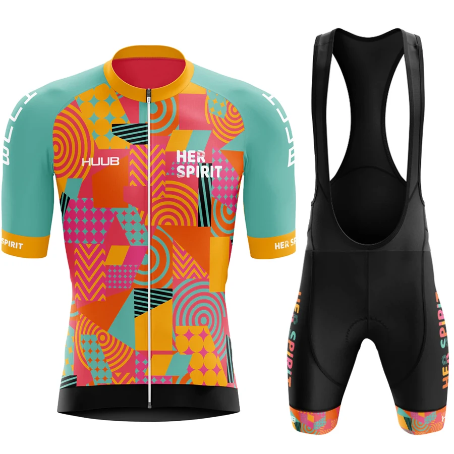 2022 HUUB Мужская одежда для велоспорта лучшая Радужная команда Велоспорт Джерси с