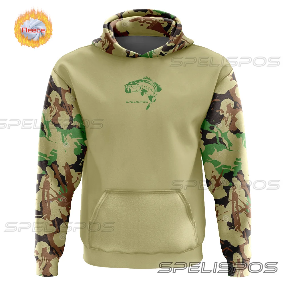 SPELISPOS зимняя новая мужская одежда для рыбалки теплая рыболовная куртка с шапкой