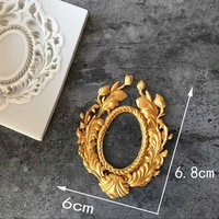 silicone fondant mold retro carved frame style chocolate moulds cake diy for baking retro carved frame style dropshipping