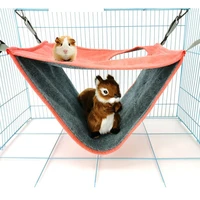 double layer plush pet hammock soft winter warm hanging nest sleeping bed small pets hamster squirrel chinchilla house