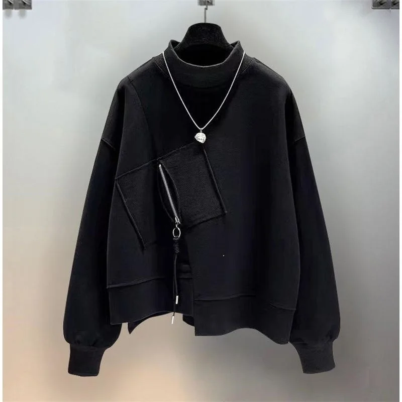 

Черные толстовки, свитшот, Мужская толстовка Techwear, худи в стиле Харадзюку, готические толстовки, белая искусственная одежда в стиле хип-хоп, ...