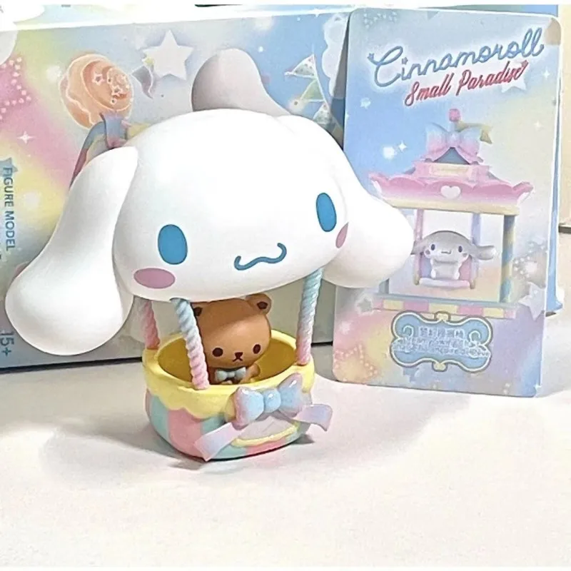 Новинка Sanrio мультфильм Cinnamoroll маленький рай серия фигурки кавайная Аниме