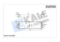 

350950 TURBO radiator INTERCOOLER DAILY IV V VI 06