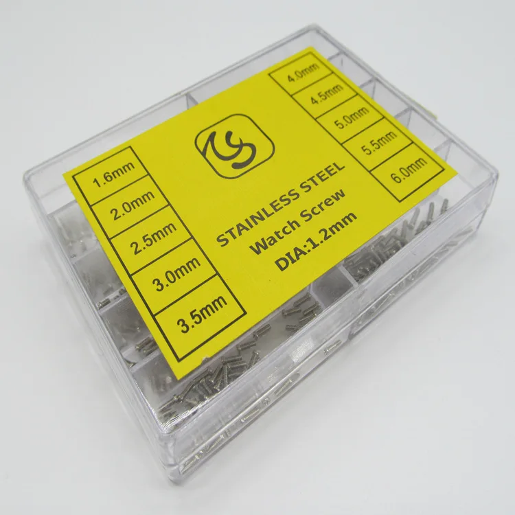 

Repair Tools Watch Accessories Advanced Watch Screws 10 Models Watch Screws Glasses Screws 1.6MM-6.0MM