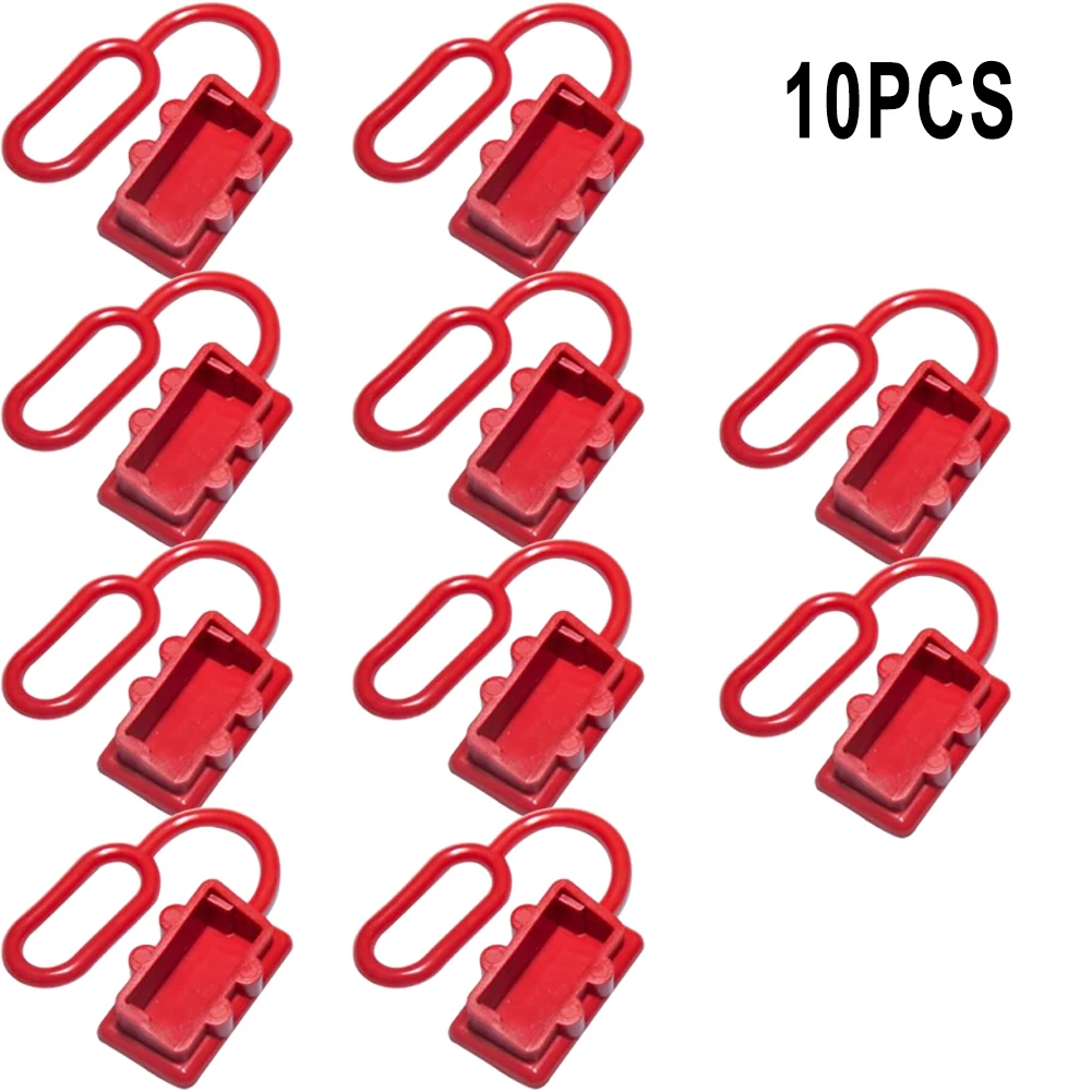 

10Pcs Dust Cap 50A For Anderson Plug DC Power Connector Rubber Dust Cover Plug Connectors Red/black Electrical Supplies