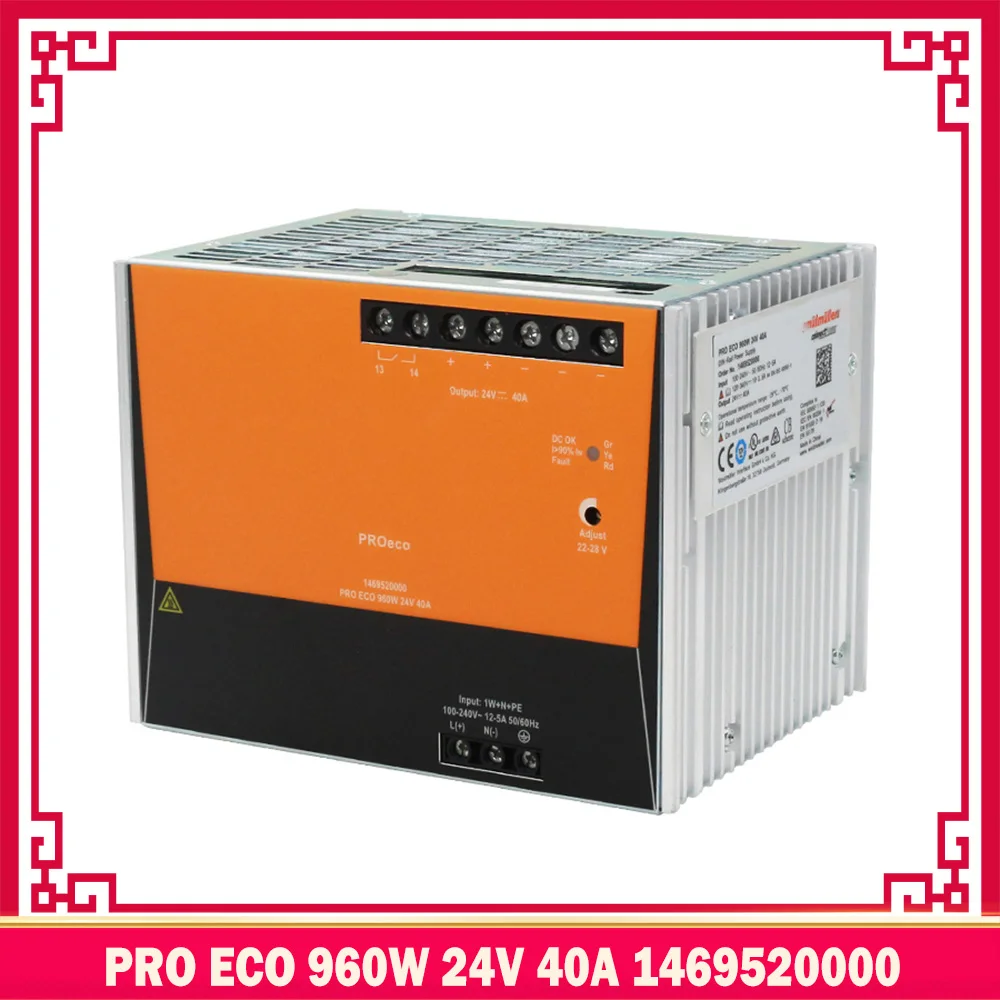 Для импульсного источника питания Weidmuller PRO ECO 960 Вт 24 В 40 А 1469520000
