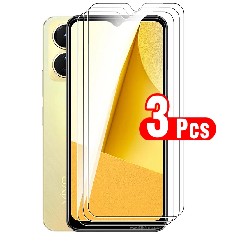 

3 шт. Защитное стекло для Vivo Y35 Y 35 35Y 4G 2022 6,58 дюйма VivoY35, закаленное стекло, защитные пленки для экрана, защитная пленка