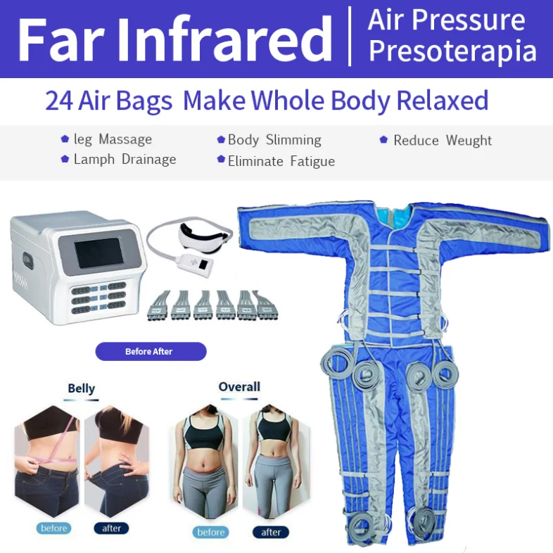 

Portable Air Presure Eye Massage Presoterapia Fat Loss Machine Russian Waves Electric Muscle Stimulator Body Slimming