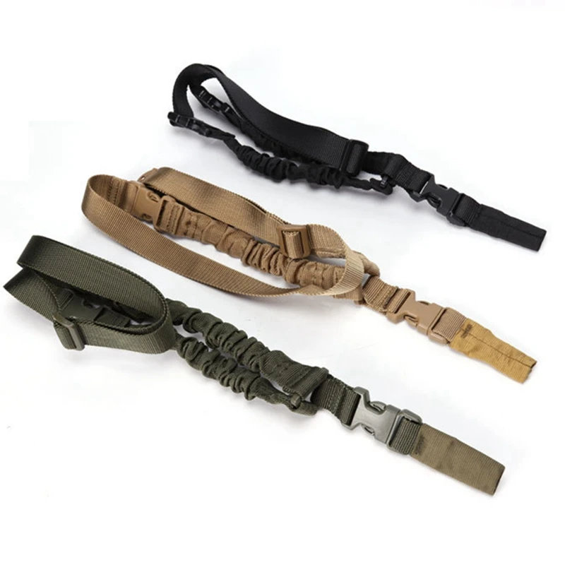 

Tactical Climbing Cling Strap AR 15 AK 47 Shotgun Sling Shoulder Strap Bungee Rope Quick Release Strap Hunting
