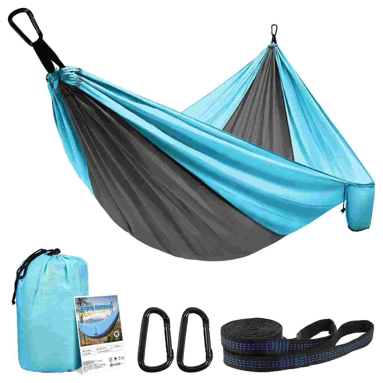 

1 Set Hanging Convenient Comfortable Camping Hammock Tree Hammock Outdoor Hammock Heavy Duty Hammock