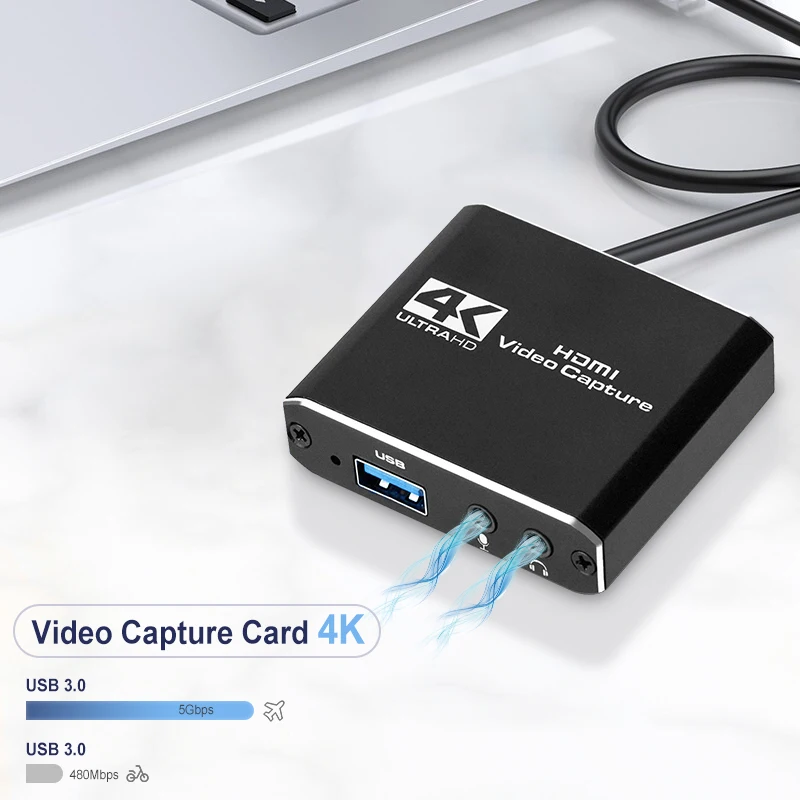 

Карта видеозахвата 4K HDMI на USB 3,0, 1080P, с петлевым выходом
