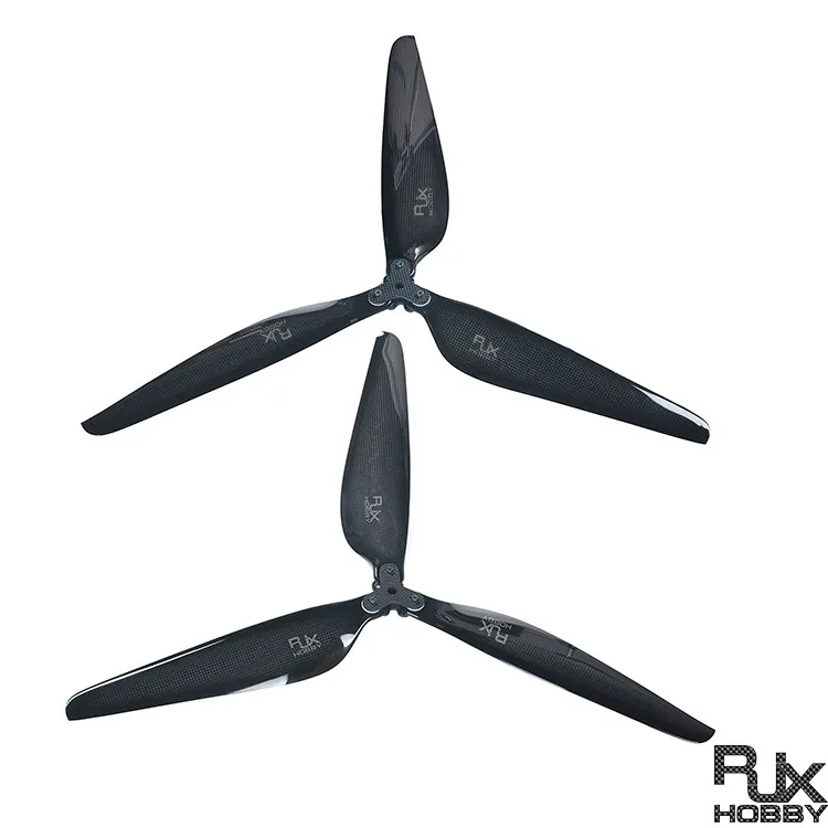 Складной пропеллер RJX из углеродного волокна с 3 лопастями для беспилотного