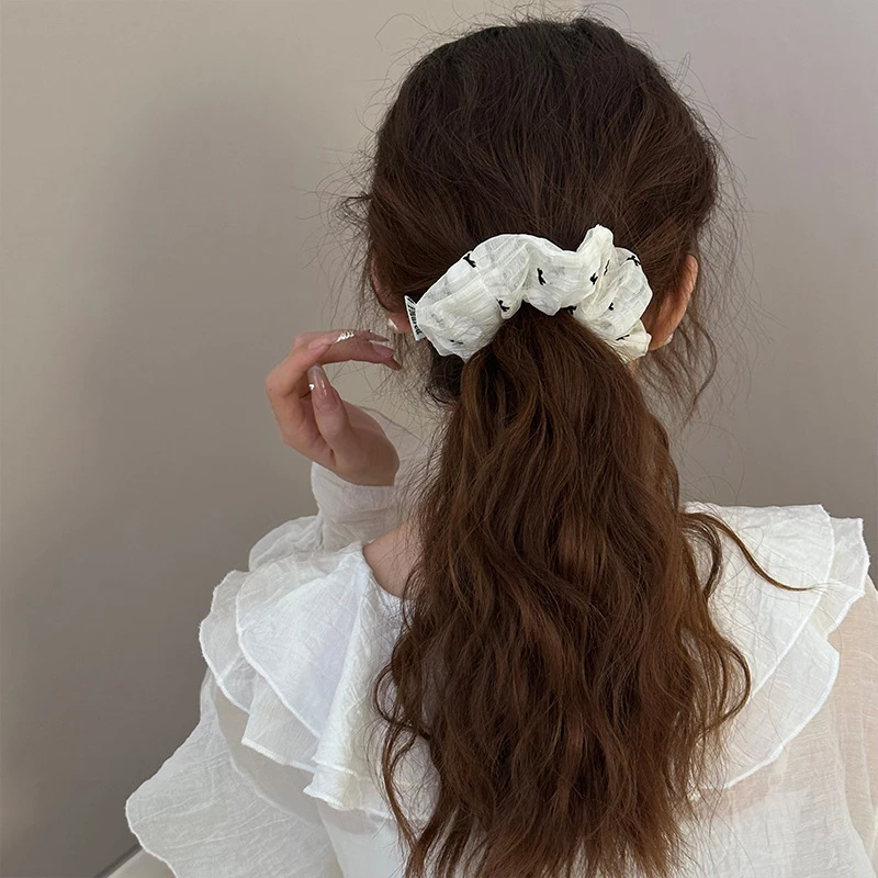 Корейский новый тренд сетчатая ткань с бантом высокоэластичная веревка для