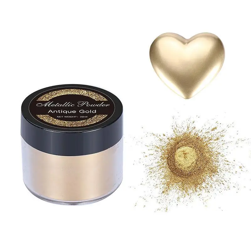 20ml Mirror Metal Texture Pearl Powder Epoxy Resin Colorant Glitter Marble Metallic Pigment Dye Jewelry Making |