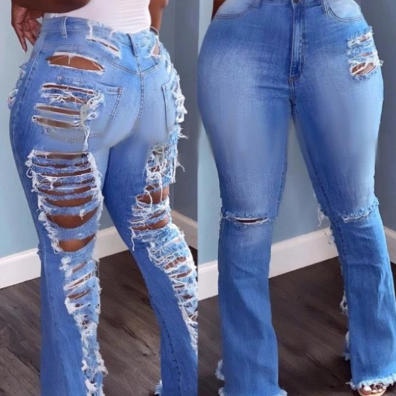 Casual Denim Zipper Fly High Waist Skinny Pocket Button Design Long Jeans Women 2022 New Y2k Clothes Female Clothing All-Match