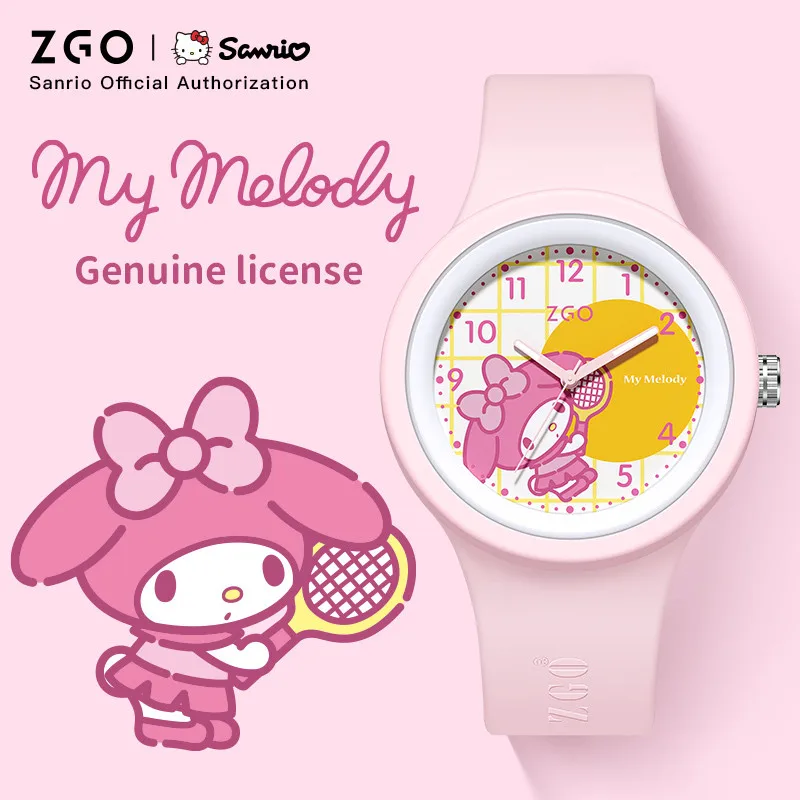 ZGO X Sanrio Cinnamoroll кварцевые часы силиконовый светящийся ремешок для часов