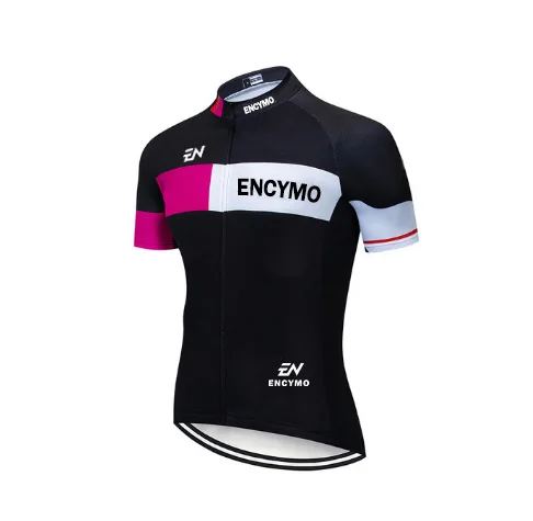 

2022 NEW Pink Pro Bicycle Team Short Sleeve Maillot Encymo Men's Cycling Jersey Summer breathable Cycling Clothing