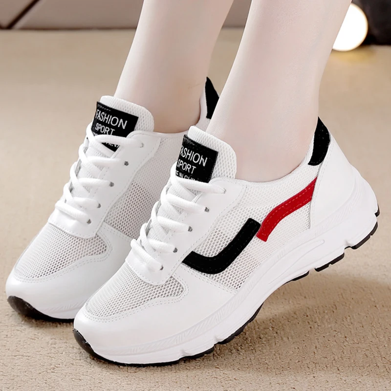 2023 New Women Vulcanized Shoes Breathable Female Running Shoes Summer Women's Casual Shoes Anti-slip Sneakers Free Shipping