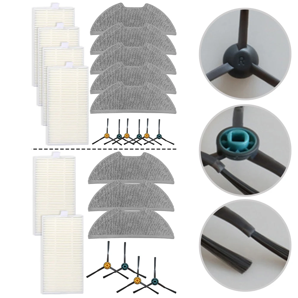 Боковая щетка фильтр тряпка аксессуары для пылесоса Eureka E20 Plus сменные ручные