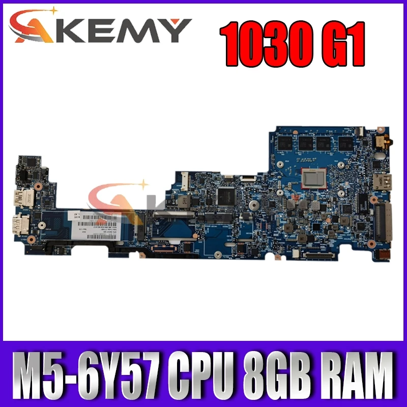 

Материнская плата для ноутбука HP EliteBook 1030 G1 с процессором SR2EG M5-6Y5 7 8 ГБ ОЗУ 6050A2736001-MB 842327-001 842327-601 тест Быстрая доставка