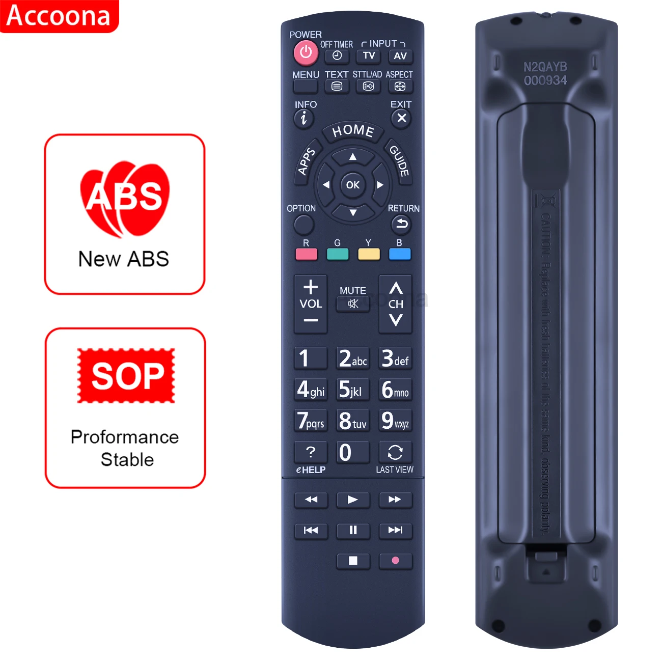 Пульт дистанционного управления N2QAYB000934 для PANASONIC LCD TV TH-32AS610A TH-42AS640A TH-50AS640A TH-60AS640A