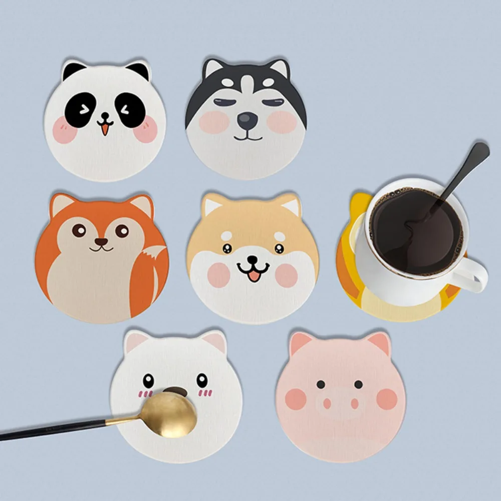 Симпатичный подставка с животными круговой Противоскользящий строительный