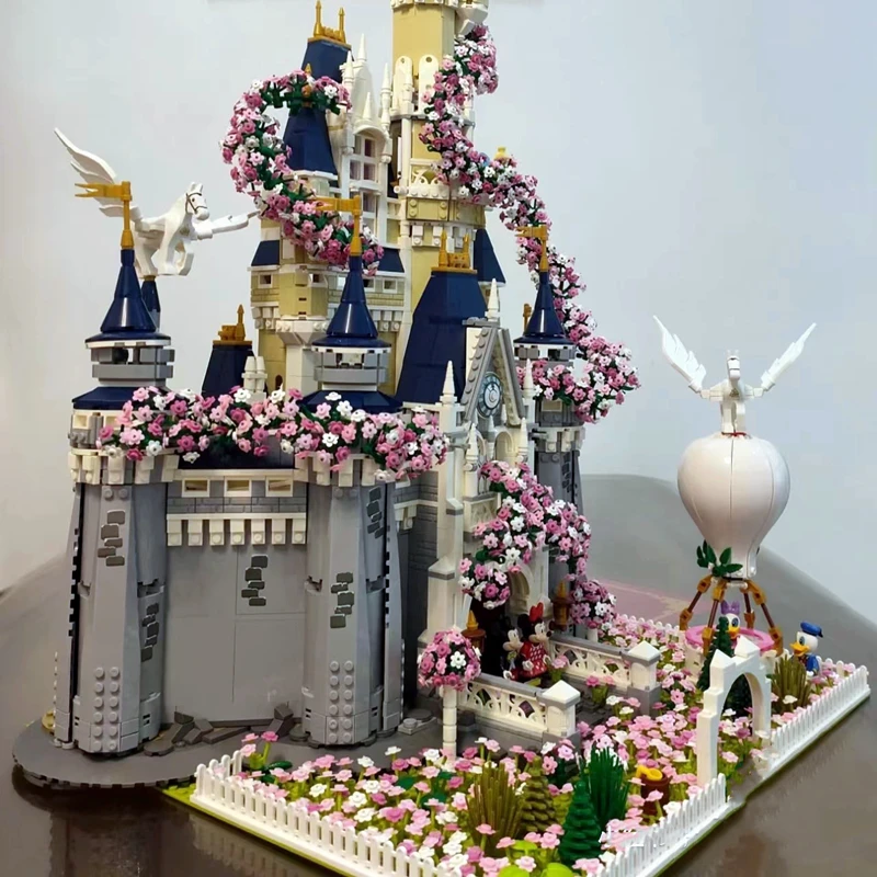 Совместимая с LEGO MOC креативная ваза для воздушных шаров конструктор из мелких