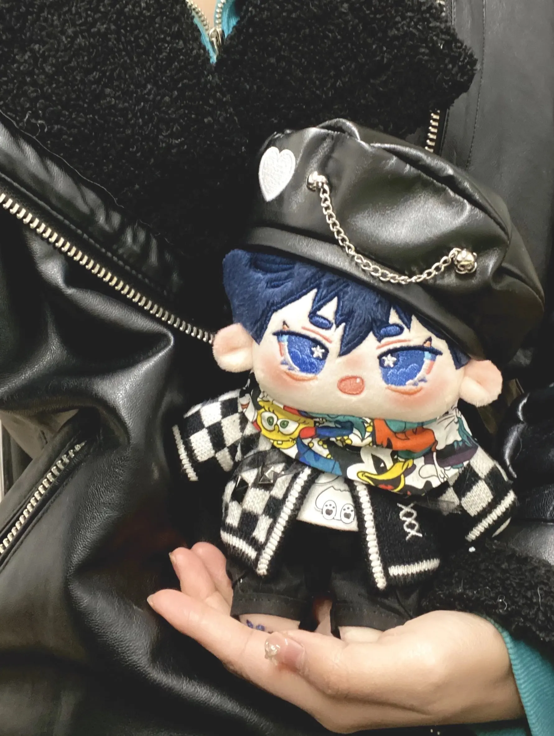 Симпатичная хлопковая кукла без атрибутов с обнаженным тигром 20 см плюшевая