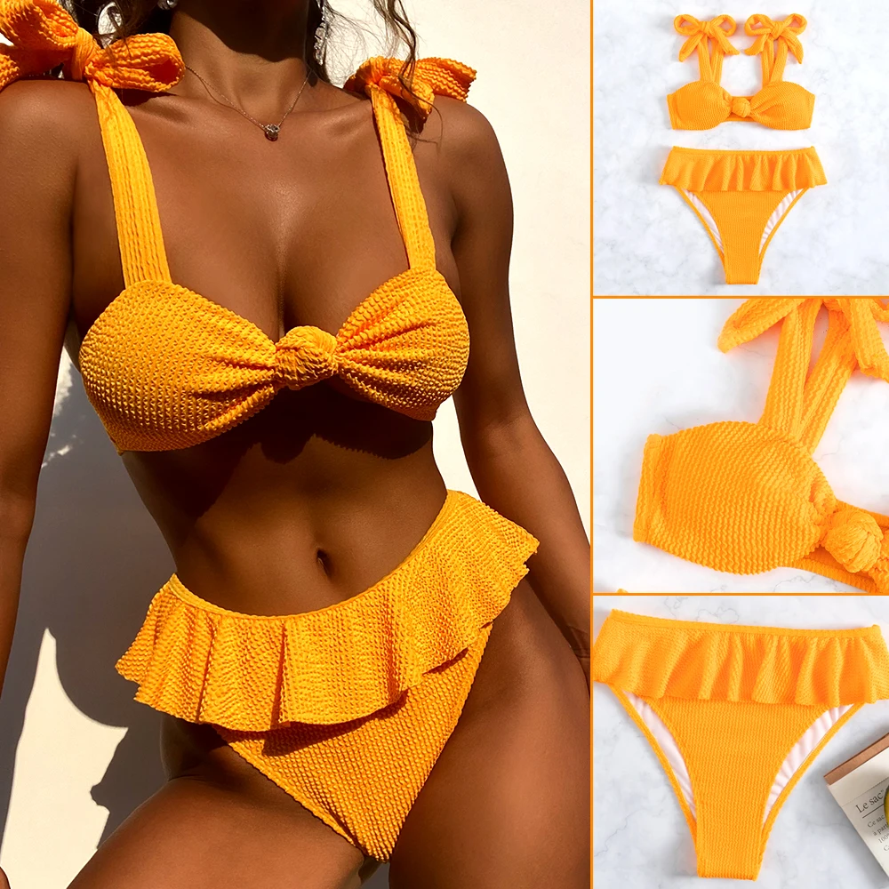 

Милый купальник с бантом для женщин, сексуальный купальник из 2 частей, облегающий летний купальник, тонкое нижнее белье для загара MC889