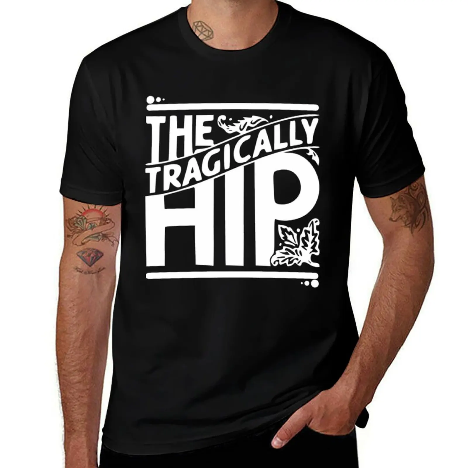 Фото Футболка Tragically Hip, повседневная базовая футболка с коротким рукавом №1