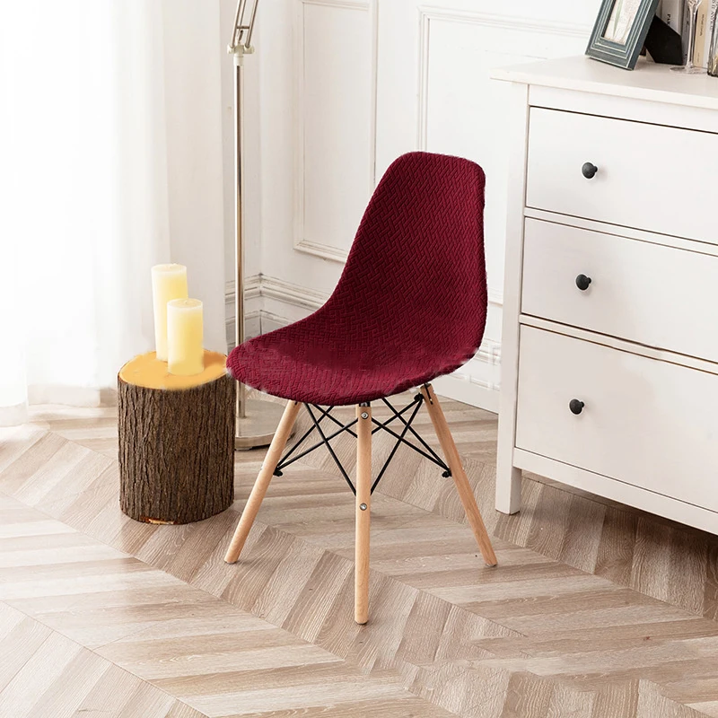 

Elastic Dining Room Chair Cover Stretch Thick Jacquard Kitchen Chair Cover Slipcover Dining Hotel Wedding Banquet Accessories