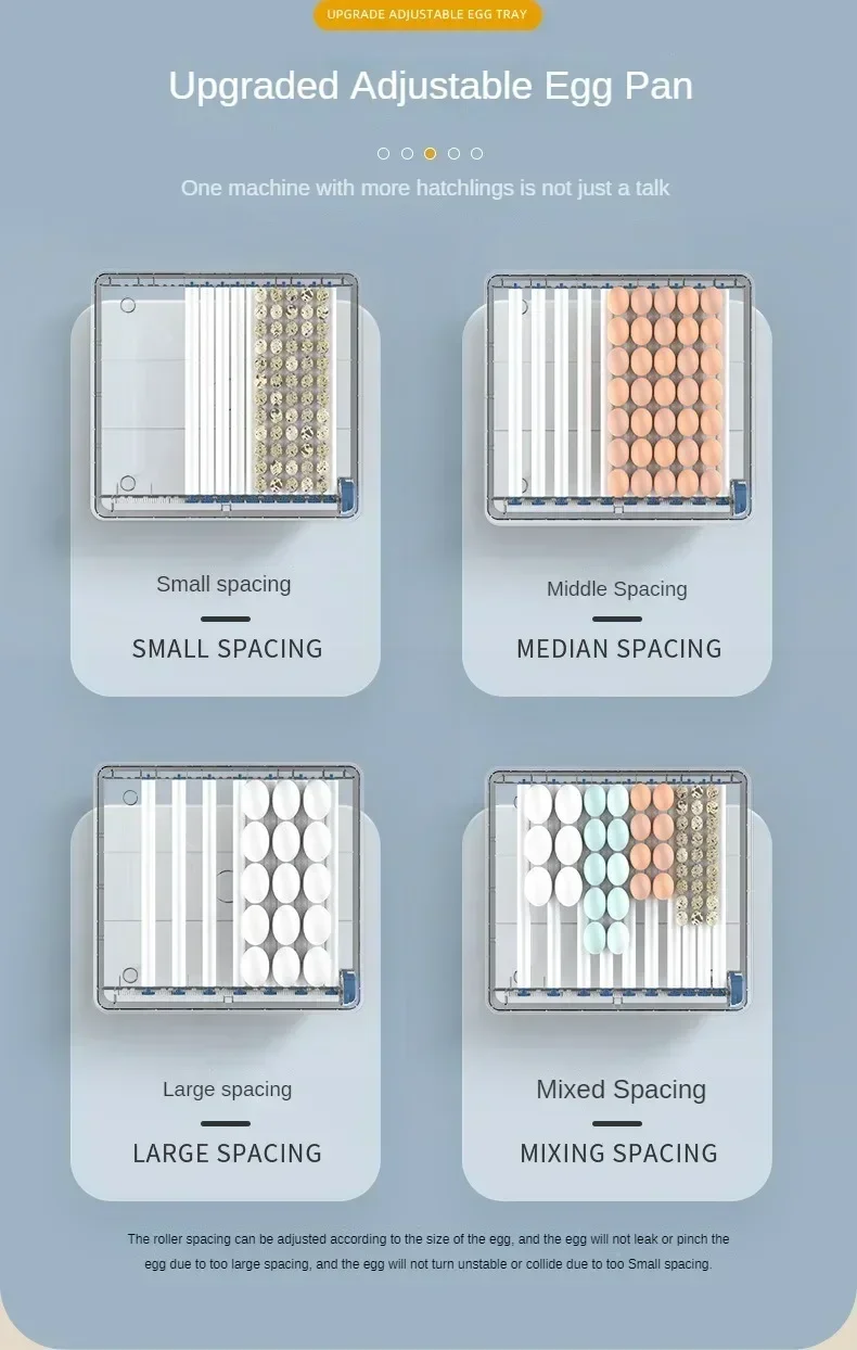 Автоматический инкубатор для яиц на 256 с двойной мощностью Rutabaga небольшой