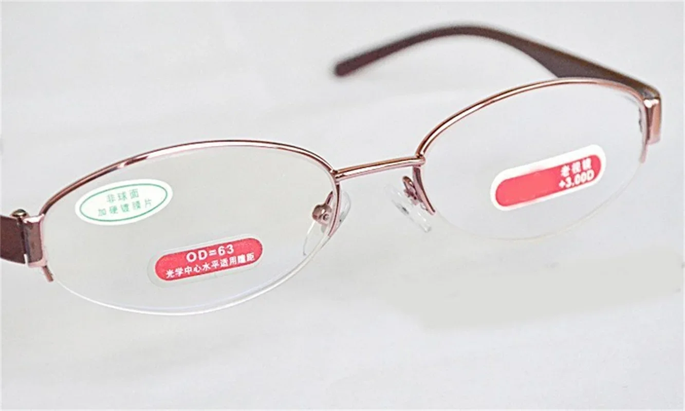 Полуободковые Модные женские очки для чтения TR90 супертонкая оправа + 4 5 6 7 to 13 Ochki