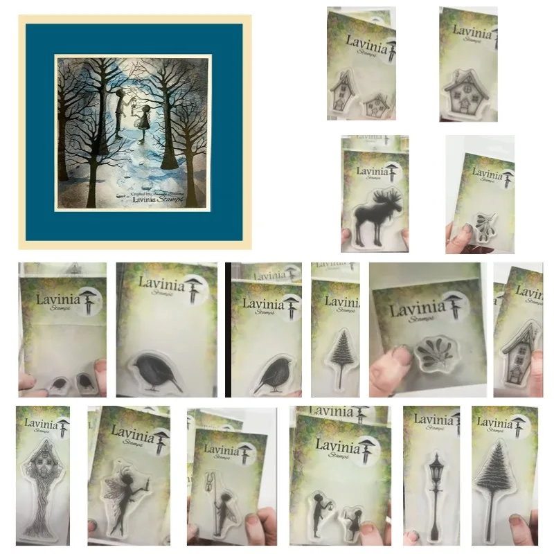 2024 олень дерево Рождественский птичий домик металлические трафареты