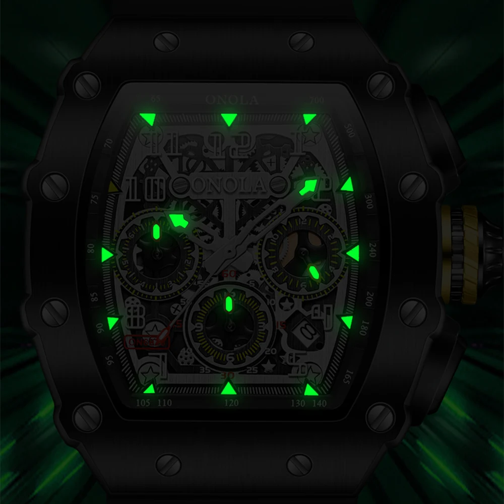 Часы мужские водонепроницаемые многофункциональные спортивные светящиеся