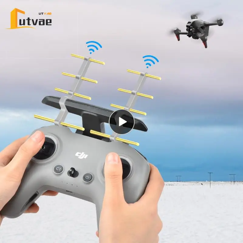 

2023 Range Extender Combo Remote Control Universal 2 Signal Booster New Simple Range Transmitter Drone Rc Accessory Extender Abs