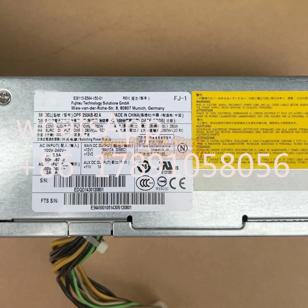 S26113-E564-V50-01 DPS-250AB-82A 250 Вт для блока питания Fujitsu ESPRIMO P720 E720