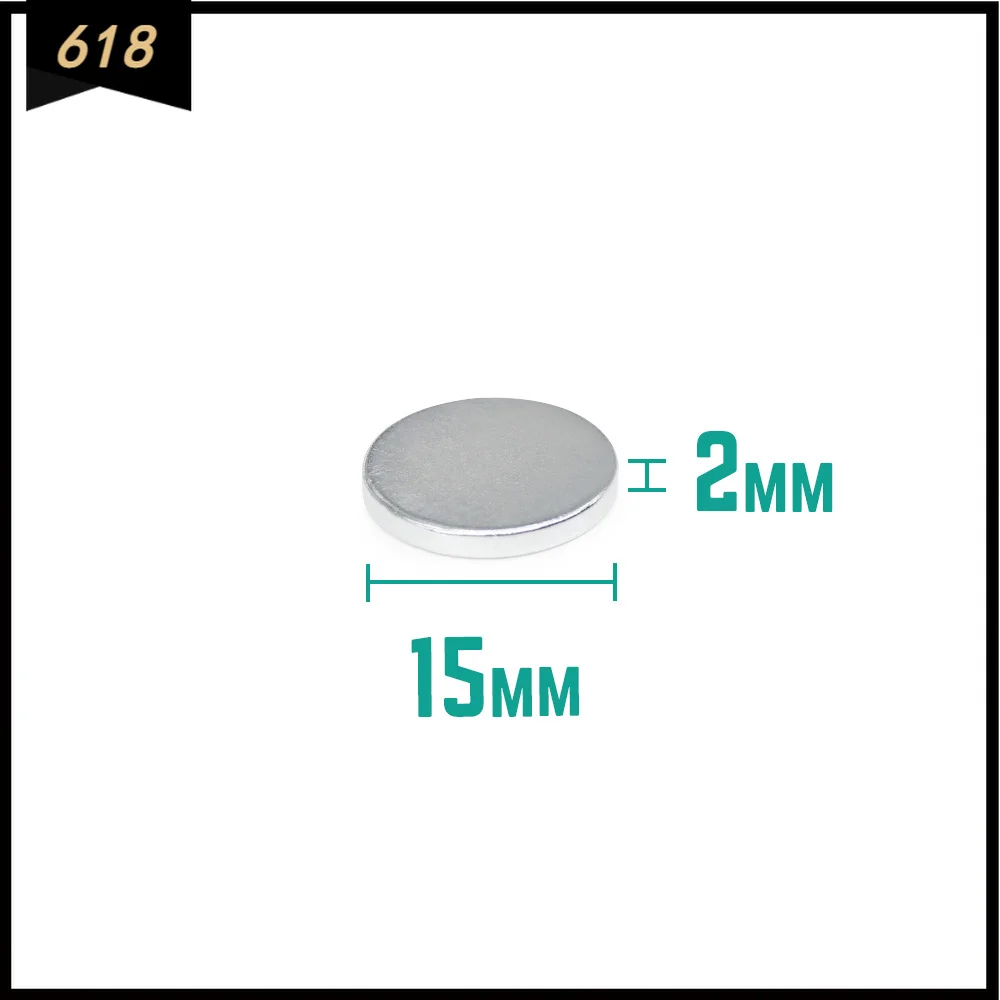 

5/10/20/50/100/150PCS 15x2 Neodymium Disc Magnets 15mmx2mm Permanent Small Round Magnet 15x2mm Thin Search Magnet Strong 15*2