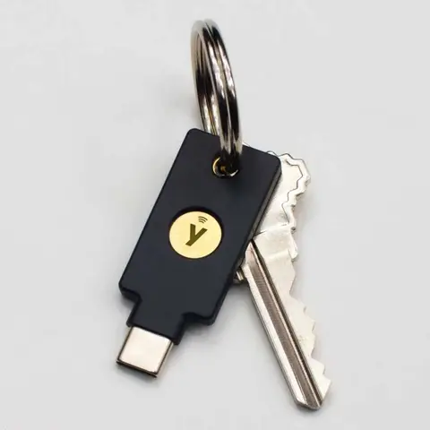Avada Tech Yubico YubiKey 5C NFC USB-C Security Key,WebAuthn