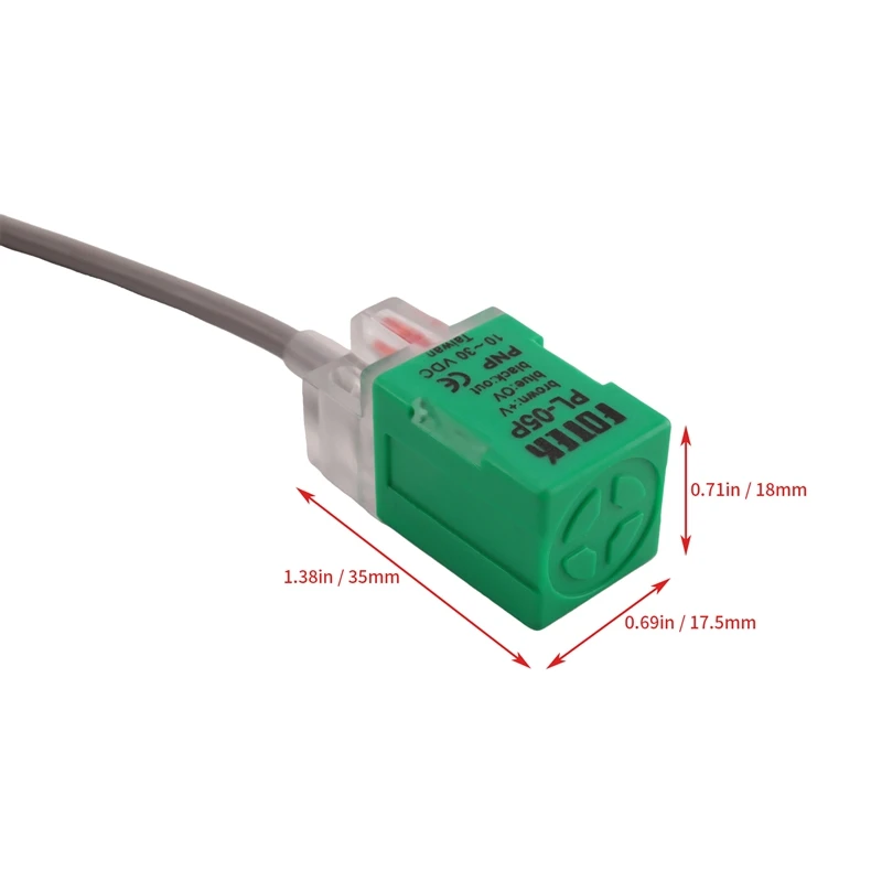 PL-05N/P DC 10-30V NPN NO 5Mm квадратный индуктивный датчик приближения 3 провода P с винтами