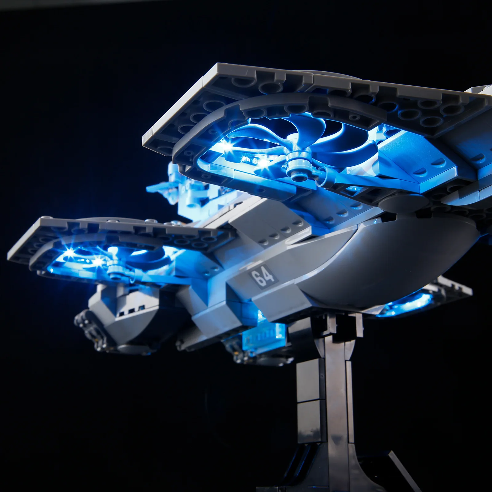 (Только светодиодный светильник) 76295 Идеи отверстий Helicarrier (не включает