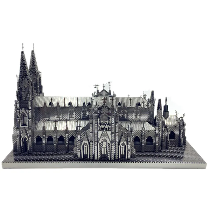 

St. Patrick's Cathedral 3D DIY Puzzle Metal Assembly Model Kits Laser Cut Jigsaw Creative Toy Gift for Kis Adult Home Decoration
