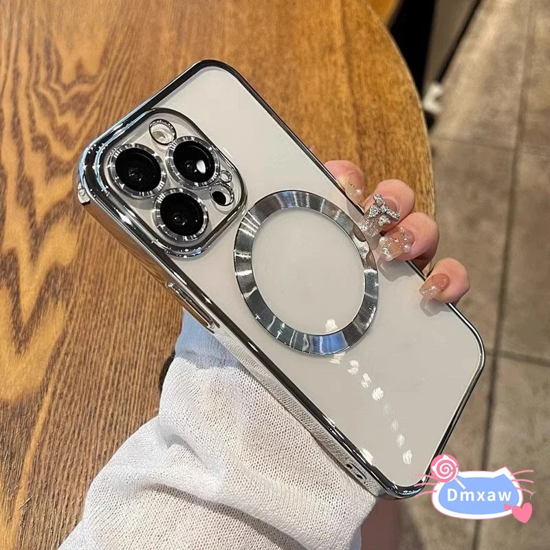 Для Vivo V50 V40 Lite Y300 Pro 5G Y56 Y55 Y55t Y54s Y53t Y52 Y52s t1 Y52t Y51s Y50 Y30 Мягкий чехол с магнитным